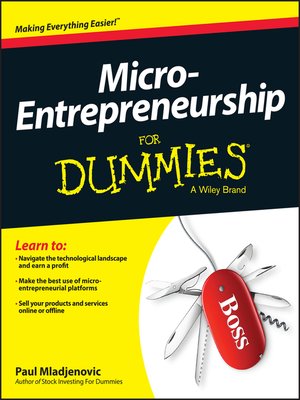 cover image of Micro-Entrepreneurship For Dummies